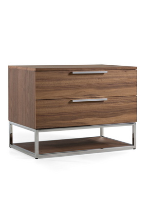2-Drawer Wooden Nightstand | OROA Modern Helenora | Oroa.com