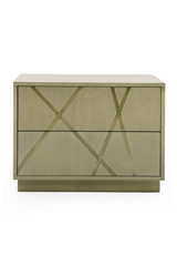 Birch Veneer 2-Drawer Nightstand | OROA Modern Nixa |  Oroa.com