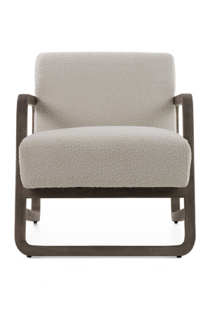 Gray Wood Framed Accent Chair | OROA Modern Wilber | Oroa.com