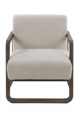Gray Wood Framed Accent Chair | OROA Modern Wilber | Oroa.com
