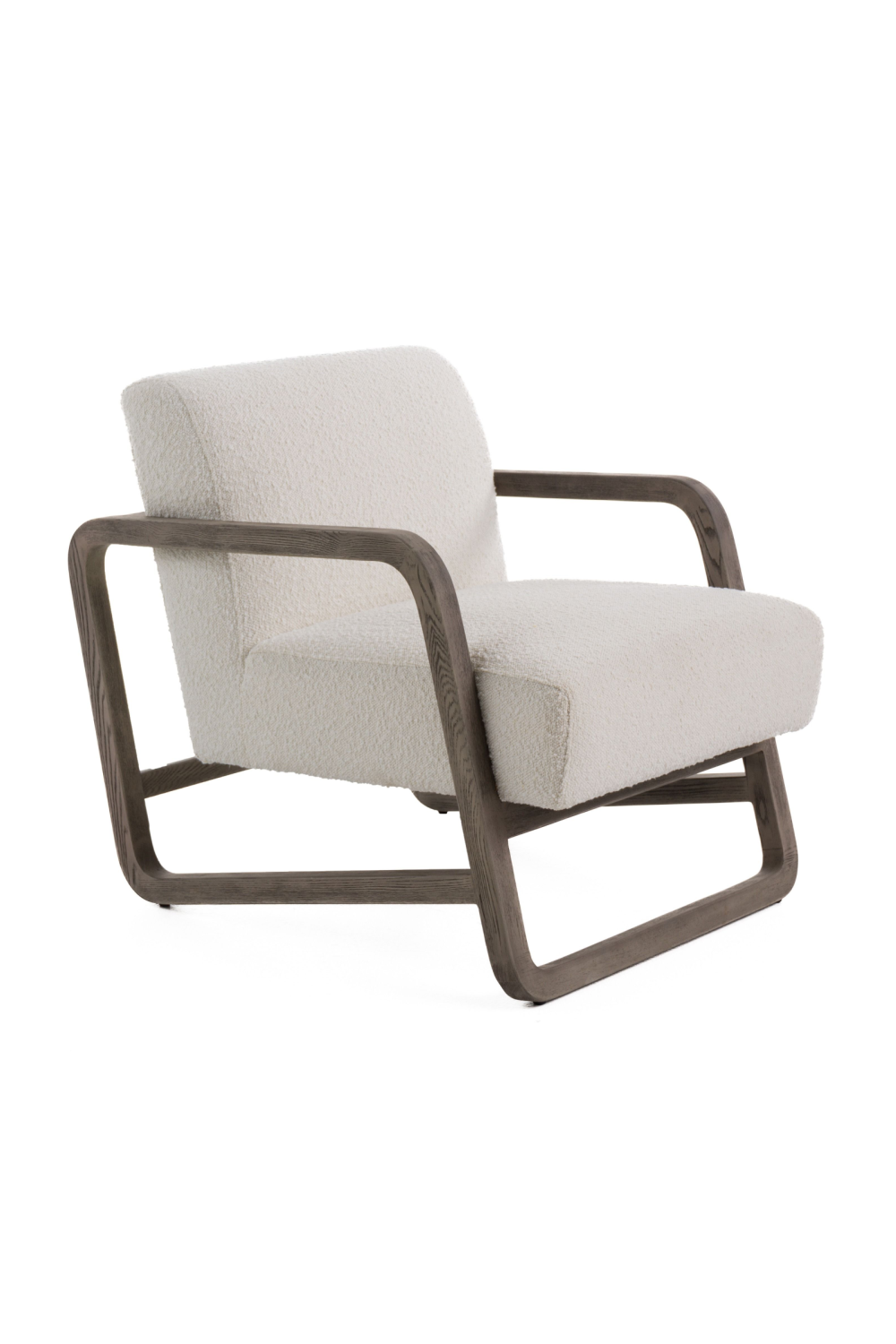 Gray Wood Framed Accent Chair | OROA Modern Wilber | Oroa.com