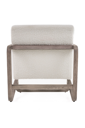 Gray Wood Framed Accent Chair | OROA Modern Wilber | Oroa.com