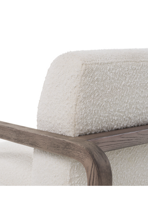 Gray Wood Framed Accent Chair | OROA Modern Wilber | Oroa.com