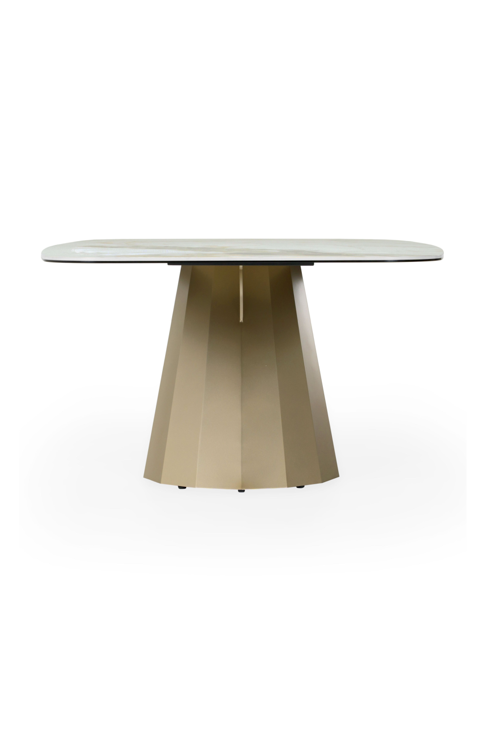 Angled Base Ceramic Dining Table | OROA Modern Vela | Oroa.com