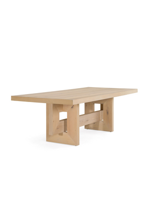 Natural White Oak Dining Table | OROA Modern Mineloa | Oroa.com