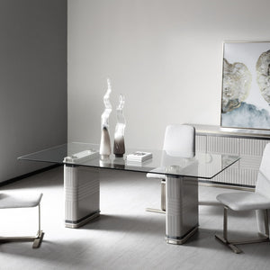   Tempered Glass Dining Table | Oroa.com