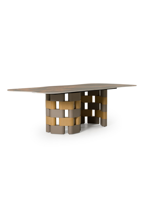 Dark Ceramic Dining Table | OROA Modern Falzone | Oroa.com
