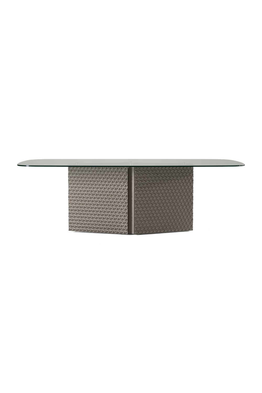 Patterned Silver Dining Table | OROA Modern Raphael | Oroa.com