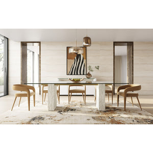   White Fiberglass Dining Table | Oroa.com