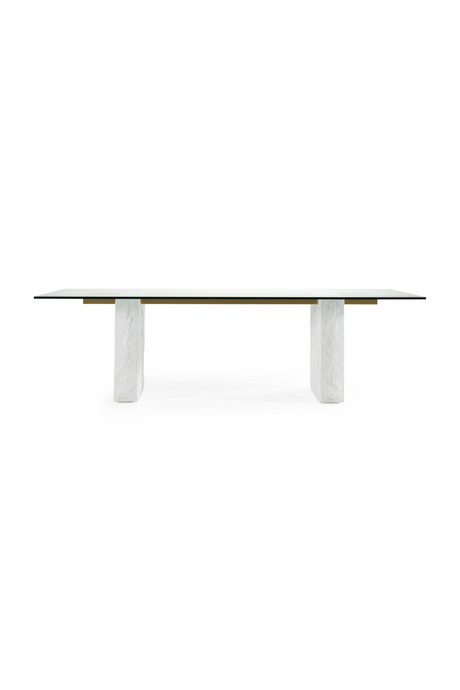 White Fiberglass Dining Table | OROA Modern Ashley | Oroa.com