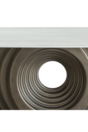 Bronze Fiberglass Base Dining Table | OROA Modern Moorgate | Oroa.com