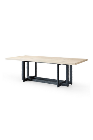 Natural Oak Veneer Dining Table | OROA Modern T8963 | Oroa.com