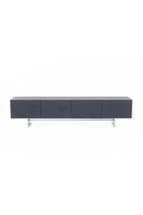 Black Ash 4-Door TV Stand | OROA Modern Cirque | Oroa.com