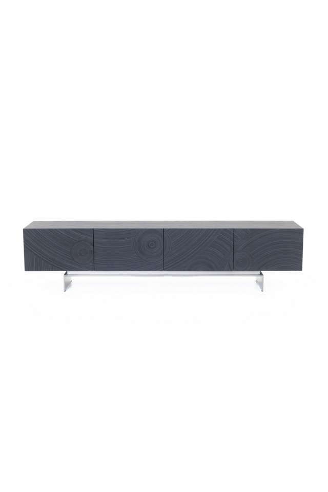 Black Ash 4-Door TV Stand | OROA Modern Cirque | Oroa.com