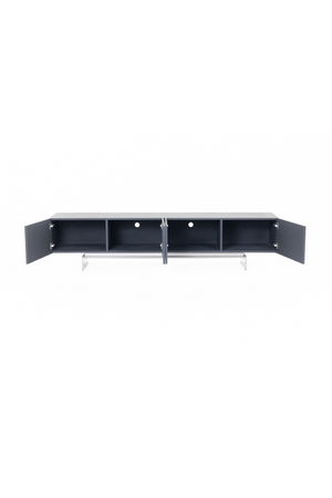 Black Ash 4-Door TV Stand | OROA Modern Cirque | Oroa.com