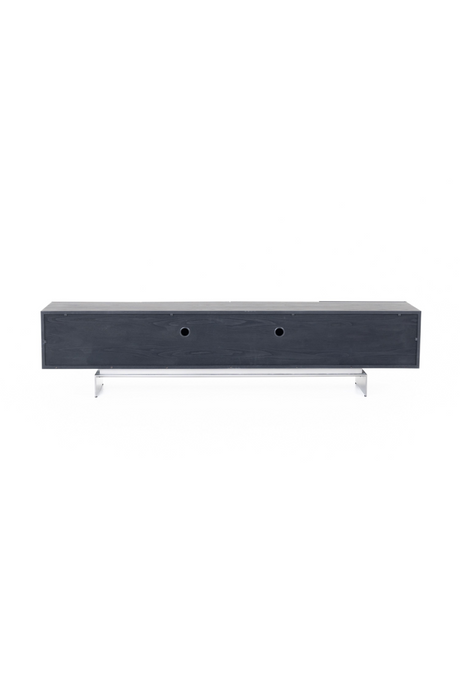 Black Ash 4-Door TV Stand | OROA Modern Cirque | Oroa.com