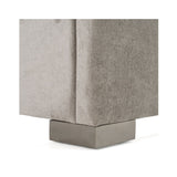 Gray Panel Headboard Queen Bed | OROA Modern Buckley | Oroa.com