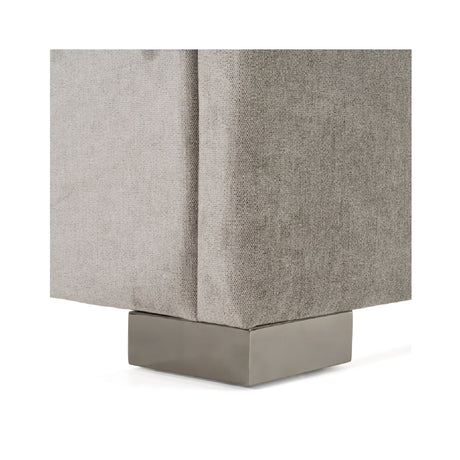 Gray Panel Headboard Queen Bed | OROA Modern Buckley | Oroa.com