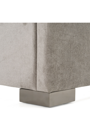 Gray Panel Headboard Queen Bed | OROA Modern Buckley | Oroa.com