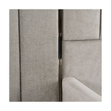 Gray Panel Headboard Queen Bed | OROA Modern Buckley | Oroa.com