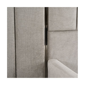 Gray Panel Headboard Queen Bed | OROA Modern Buckley | Oroa.com