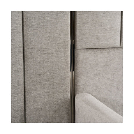 Gray Panel Headboard Queen Bed | OROA Modern Buckley | Oroa.com
