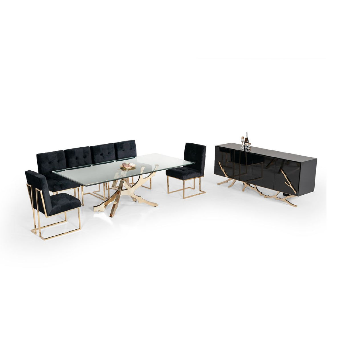 Tufted Dining Chairs (2) | OROA Modern Legend