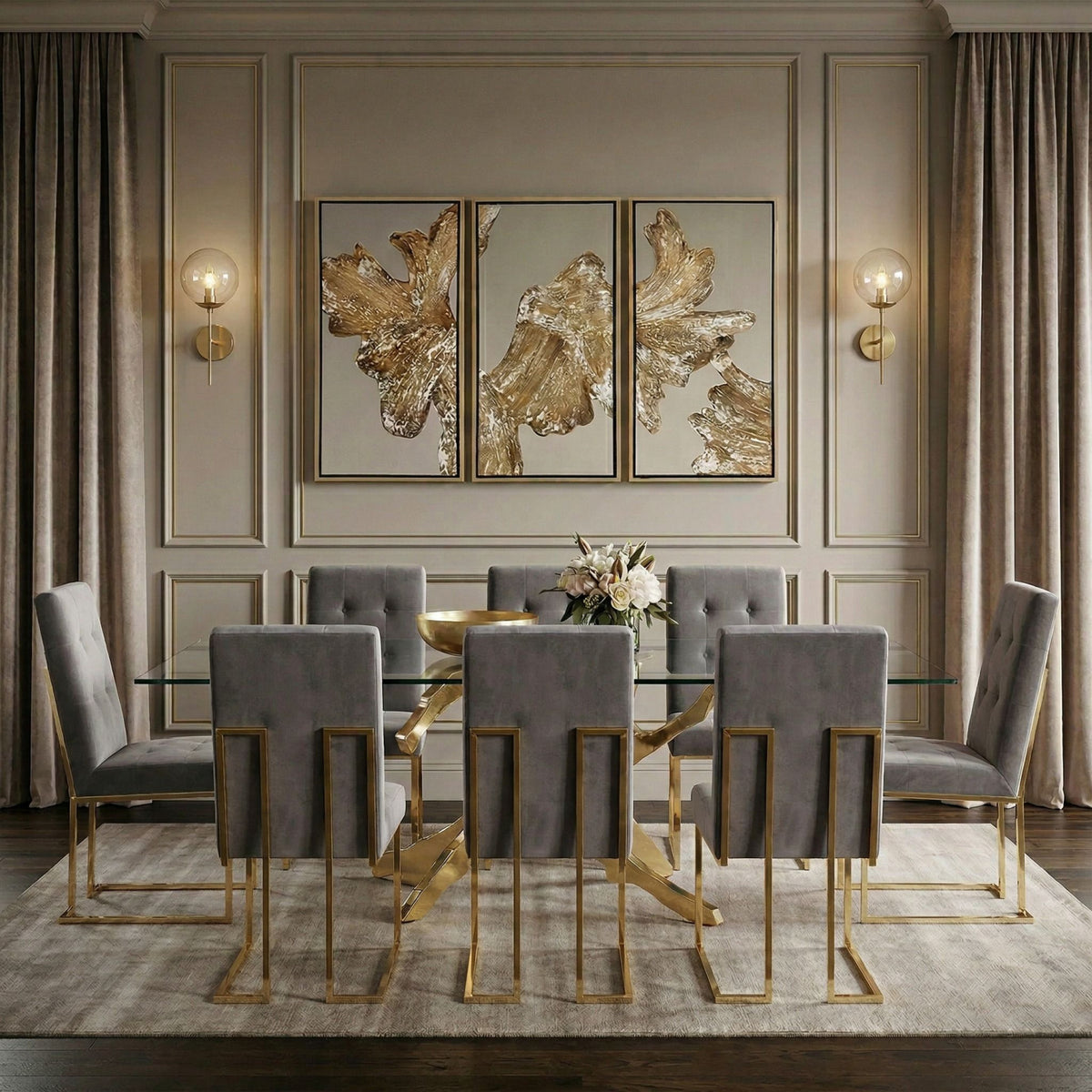 Tufted Dining Chairs (2) | OROA Modern Legend