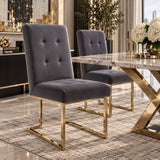 Tufted Dining Chairs (2) | OROA Modern Legend