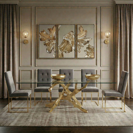 Tufted Dining Chairs (2) | OROA Modern Legend