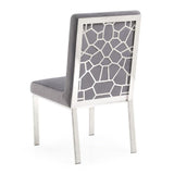 Velvet Dining Chairs (2) | OROA Modern Reba