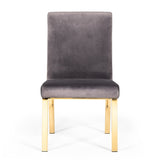 Velvet Dining Chairs (2) | OROA Modern Reba