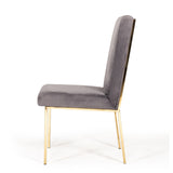 Velvet Dining Chairs (2) | OROA Modern Reba