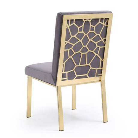 Velvet Dining Chairs (2) | OROA Modern Reba