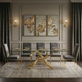 Velvet Dining Chairs (2) | OROA Modern Reba