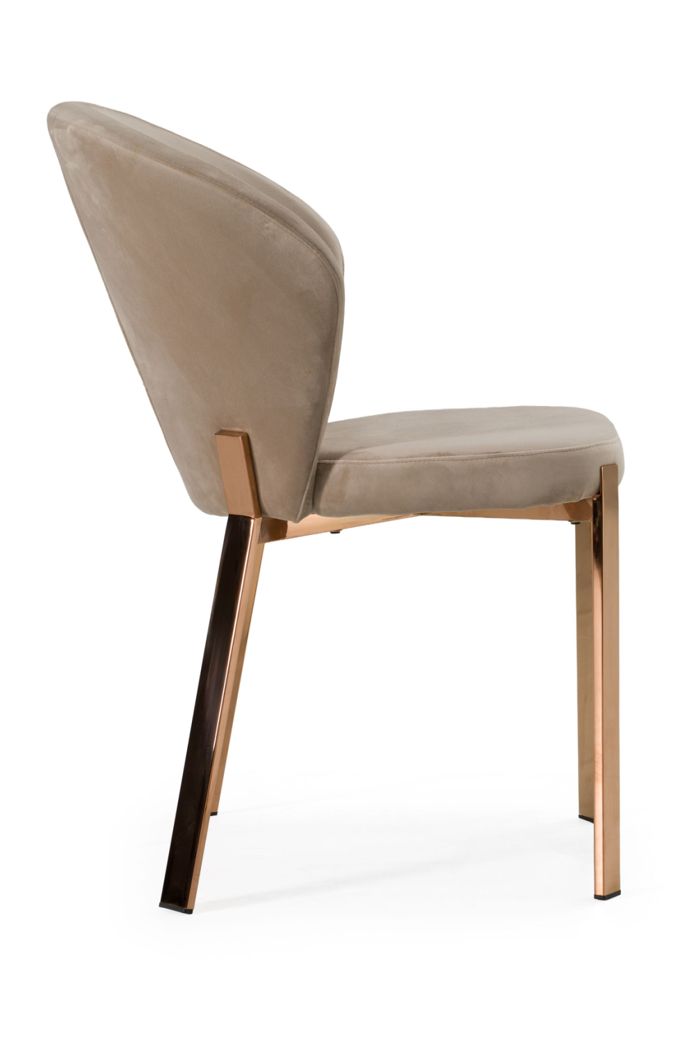 Velvet Shell Dining Chairs (2) | OROA Modern Nadia | Oroa.com