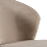 Velvet & Rosegold Dining Chairs (2) | OROA Modern Nadia