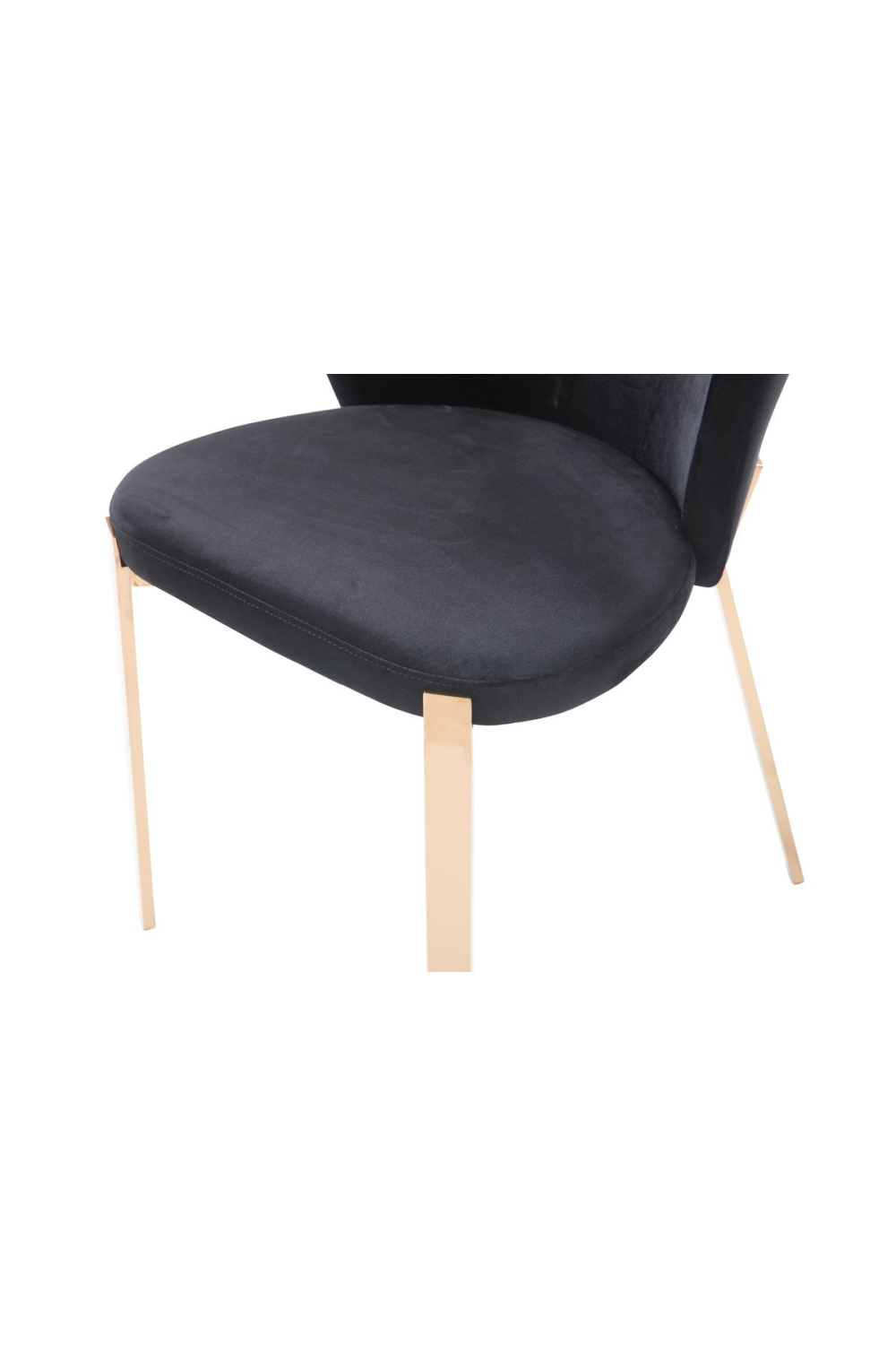 Velvet Shell Dining Chairs (2) | OROA Modern Nadia | Oroa.com