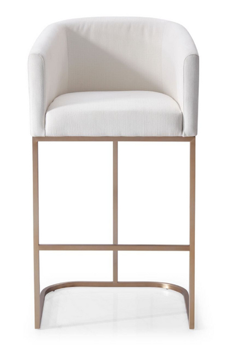 White Fabric Bar Chair | OROA Modern Yukon | Oroa.com