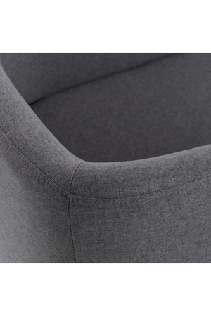 U-Shaped Brass Base Dining Chair | OROA Modern Yukon | Oroa.com