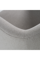 U-Shaped Brass Base Dining Chair | OROA Modern Yukon | Oroa.com