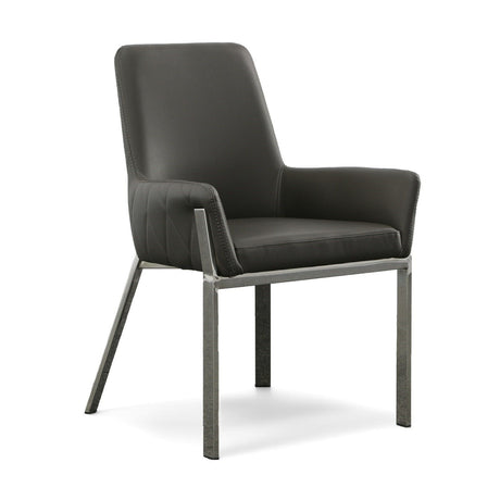 Modern European furniture - Bonded Leather Dining Armchair  - www.oroa.com