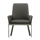 Modern European furniture - Bonded Leather Dining Armchair  - www.oroa.com