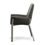 Modern European furniture - Bonded Leather Dining Armchair  - www.oroa.com