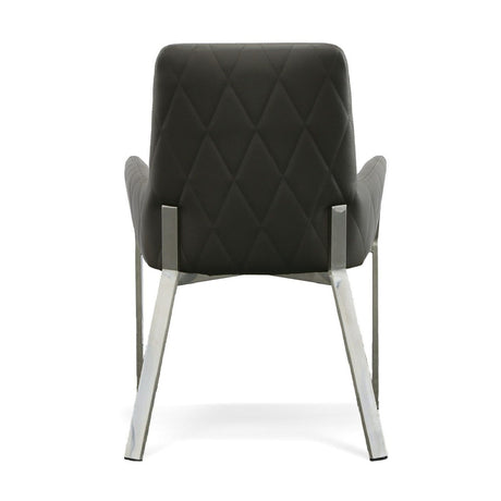 Modern European furniture - Bonded Leather Dining Armchair  - www.oroa.com
