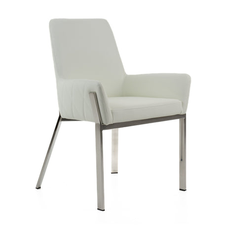 Modern European furniture - Bonded Leather Dining Armchair  - www.oroa.com