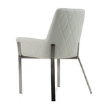 Modern European furniture - Bonded Leather Dining Armchair  - www.oroa.com
