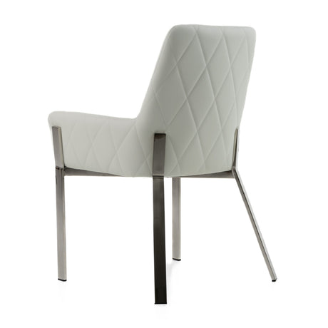 Modern European furniture - Bonded Leather Dining Armchair  - www.oroa.com