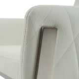 Modern European furniture - Bonded Leather Dining Armchair  - www.oroa.com