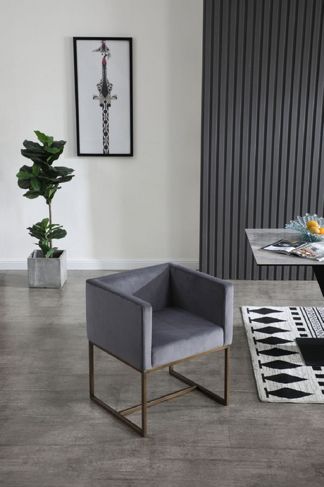 Square Tuxedo Arm Dining Chair | OROA Modern Marty | Oroa.com